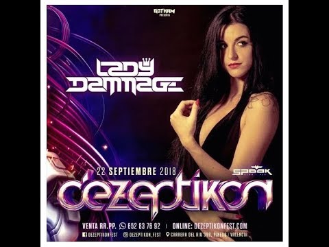 Lady Dammage Mc rave Live At Dezeptikon Festival ''Gotham'' [2018] + Traklist