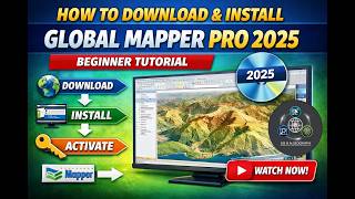 How to Download and Install Global Mapper Pro 2025 (Beginner Tutorial) Tutorial 0 @IsIEG-GIS