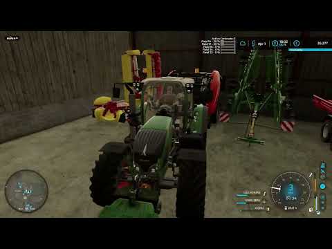 Tedding, rowing and baling Hay | Thornton 22 Revamp #15