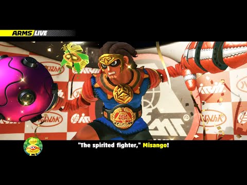 ARMS: Misango Beating Hedlok Level 7