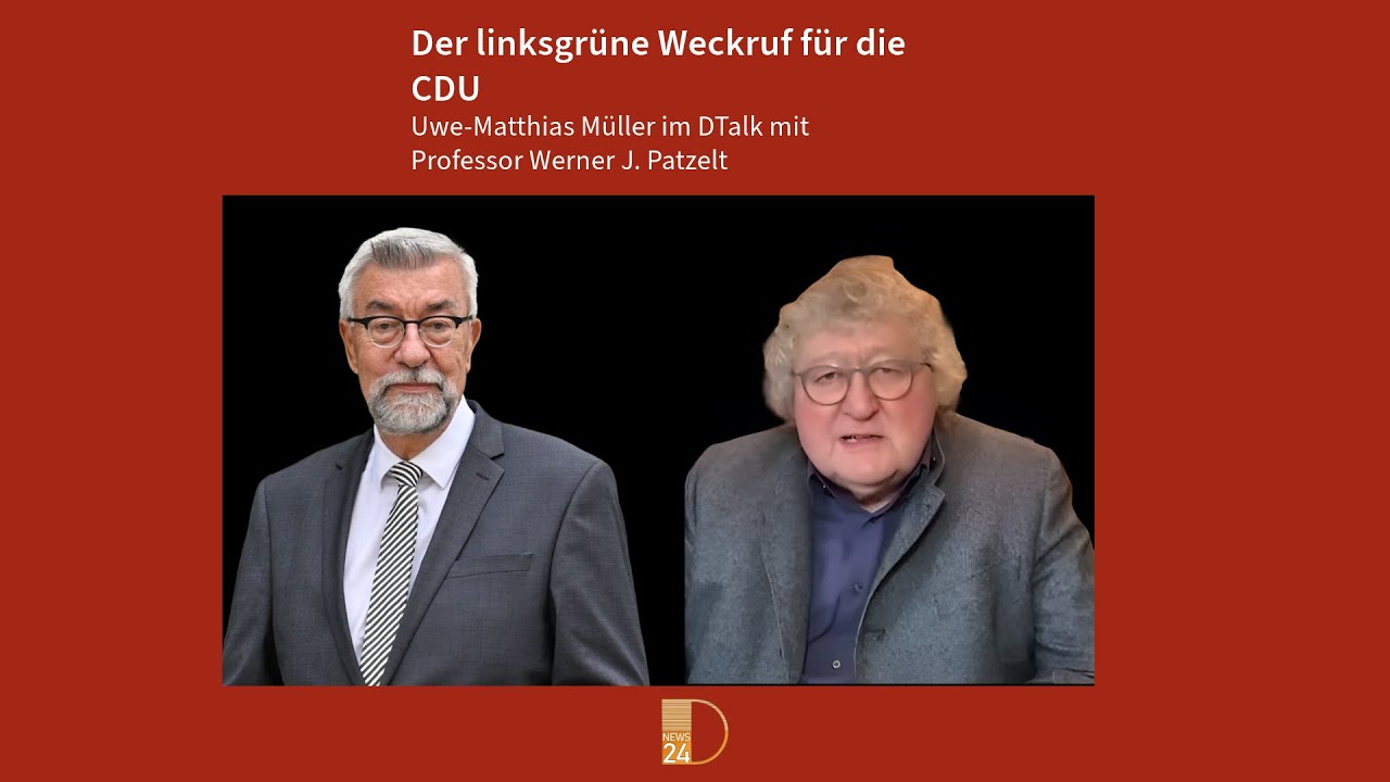 Der linksgrüne Weckruf für die CDU. DTalk mit Professor Werner J. Patzelt