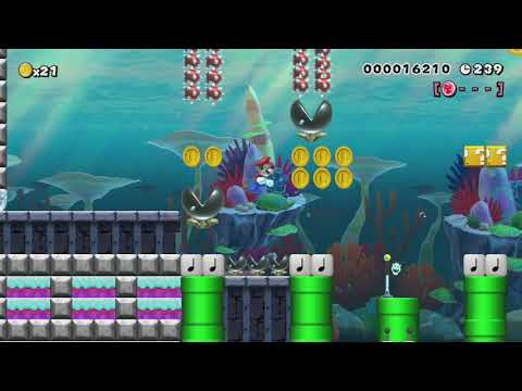 [NSDBU] 3-4 Brinewater Brig by Gilmore - SUPER MARIO MAKER - NO COMMENTARY 1bj