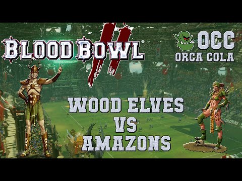 Blood Bowl 2 - Wood Elves (the Sage) vs Amazons (KhunoTridentis) - OCC G1