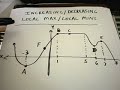 Increasing/Decreasing , Local Maximums/Minimums