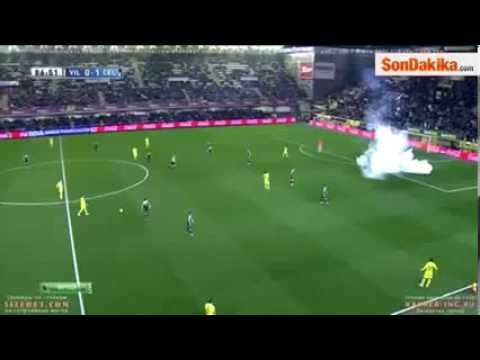 La Liga Smoke Bomb Villarreal VS Celta Vigo HD