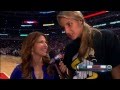 Elena Delle Donne Interview at Bulls/Nets Game 6 ...