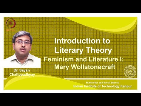 noc18-hs31 Lecture 29-Feminism and Literature I:Mary Wollstonecraft