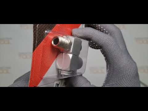 Соединение пневматическое YATO с шарниром и вращающимся наконечником 1/4 