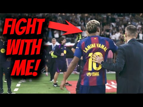 CAMERAS MISSED This Lamine Yamal Moment During El Clásico Fight 🔥