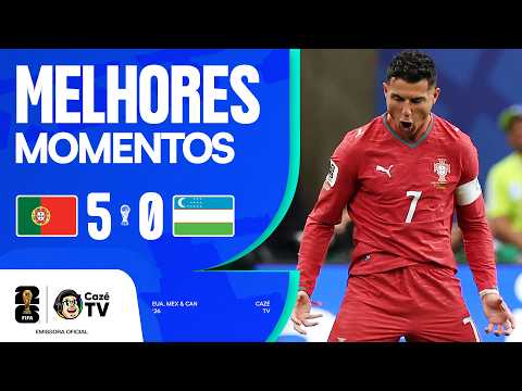 MELHORES MOMENTOS: PORTUGAL 5 X 0 UZBEQUISTÃO | COPA DO MUNDO FIFA™ 2026 | FASE DE GRUPOS