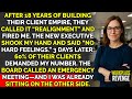 They Fired Me After 18 Years — I Joined Their Rival, and Every Major Client Followed Me | Corporate