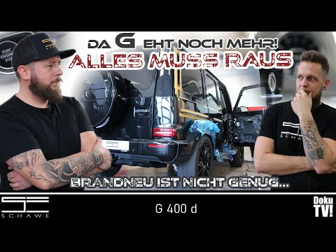 2022 Mercedes 140.000 Euro G-Klasse komplett zerlegt I SCHAWE G400d Teil 1/2