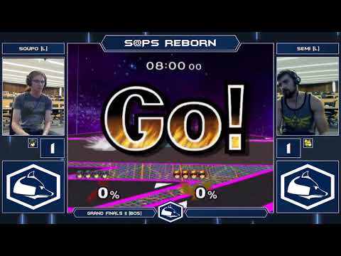 S@PS Reborn Melee Singles - Soupo (Marth) vs Semi (Fox/Sheik/Peach) - Grand Finals