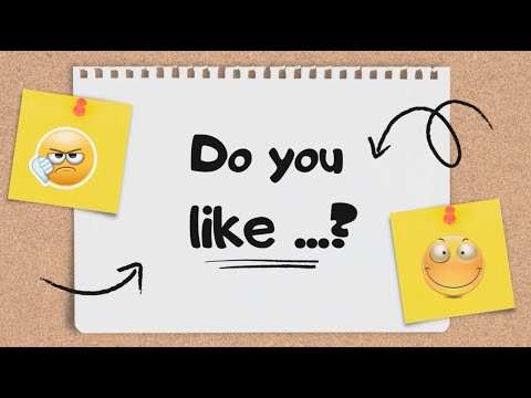 Speaking: I Like - I Don't Like. Do You Like...?