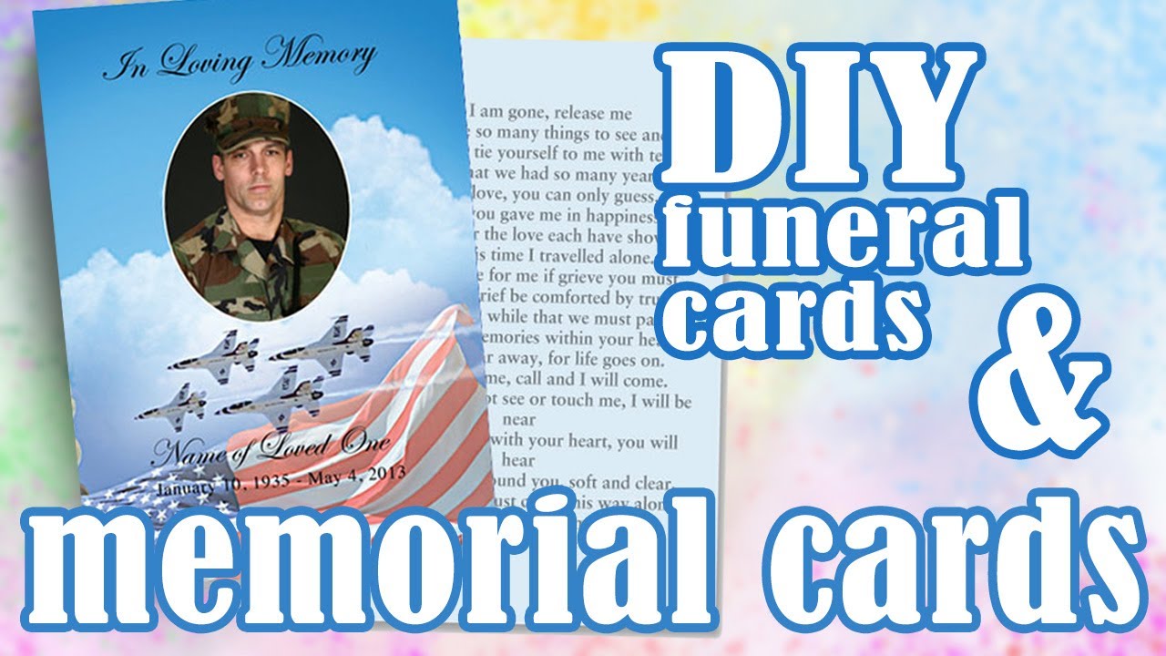 Memorial Cards Video by The Funeral Program Site