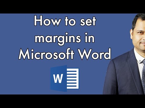 , title : 'How to set margins in Microsoft word'