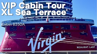 Virgin Voyages Resilient Lady | Check Out This Amazing XL Sea Terrace Cabin!