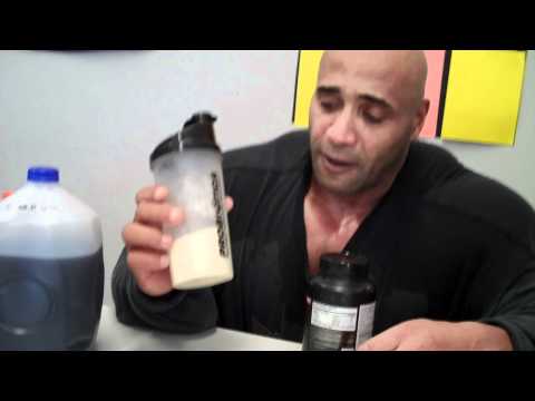 Dennis James post workout.