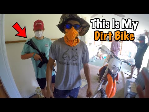 Stealing My Dirt Bike Back From Angry People