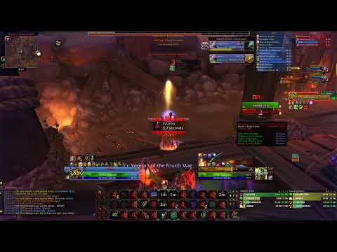 Holy Paladin/Unholy DK vs Destro Warlock/Destro Warlock Season 3 2v2 Arena BFA 8.2.5
