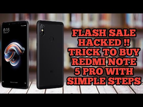 Trick to buy redmi note 5 pro in flash sale! No app needed !! Latest method| Video