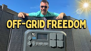 The ULTIMATE Off-Grid Power Solution! Bluetti AC200Max with 350w solar