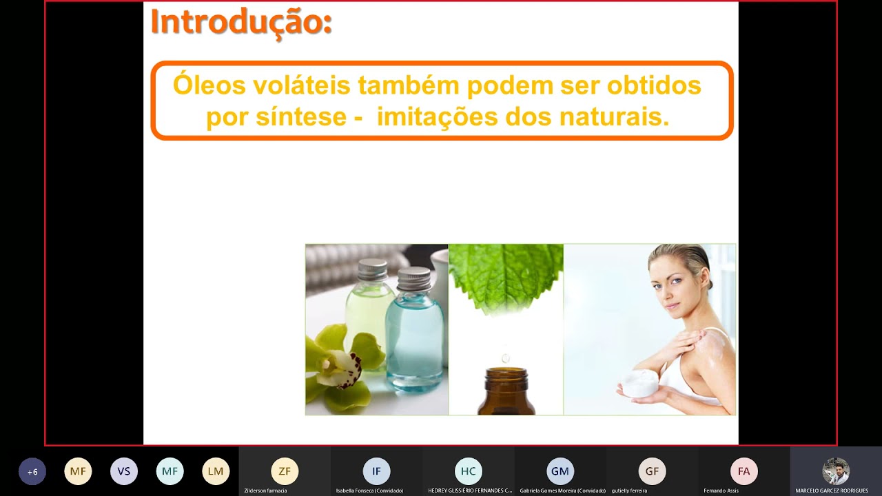 Farmacognosia - Óleos voláteis