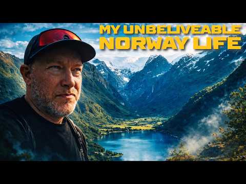 Cozy Van Life in Heavy Rain Storm. Camping in Mythical Viking Fjords. Relaxing, Healing Travel Vlog