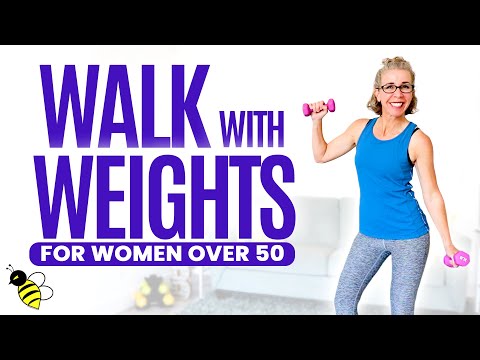 20 Minute WALK with WEIGHTS Workout for Women over 50 ⚡️ Pahla B Fitness