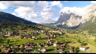 preview picture of video 'Trains From The Air - Lütschental mit Berner Oberlandbahn-BOB und Bonus Grindelwald'