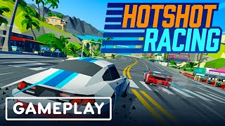 Hotshot Racing — геймплей вдохновлённого Burnout аркадного гоночного симулятора