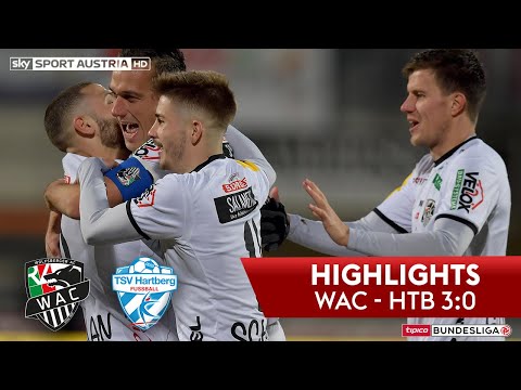 Highlights: tipico Bundesliga, 19. Runde: RZ Pellets WAC - TSV Prolactal Hartberg 3:0