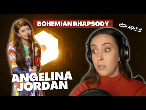 Vocal Coach Reacts to ANGELINA JORDAN Bohemian Rhapsody | Jennifer Glatzhofer