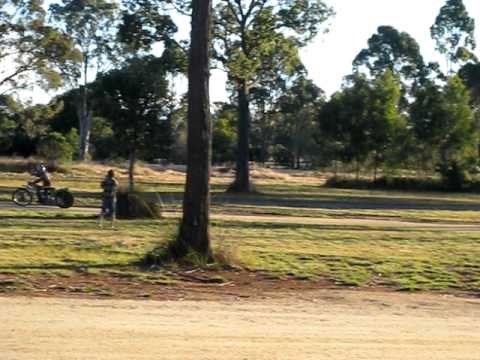 Junior Speedway Practice at South Burnett Motorcycle Rider Training Centre