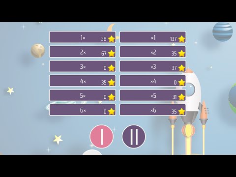 Multiplication Tables 10x10 Video