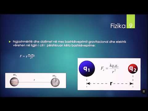 9 09 017 - Java e tetë - Fizikë - Bashkëveprimi gravitacional dhe elektrik