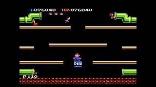 Casual Longplay: Mario Bros. (NES-NA port) gameplay session for 1 Player