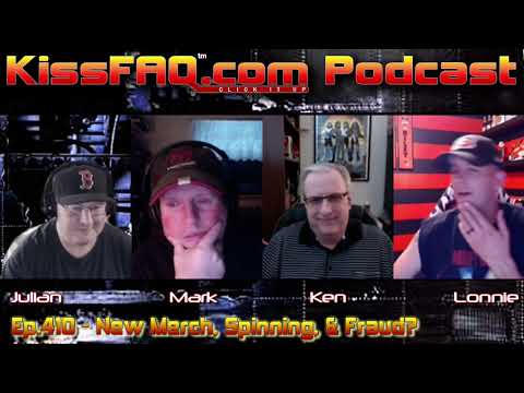 KissFAQ Podcast Ep.410 - New Merch, Spinning, & Fraud?