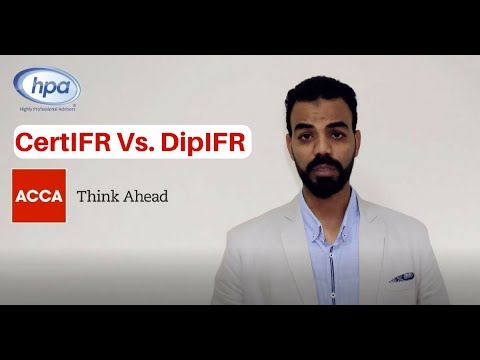 CertIFR Vs DipIFR  - ACCA