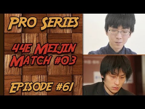 Pro Series - Shibano Toramaru 8P VS Cho U 9P - 44e Meijin Match 03 #61 | Jeu de Go