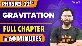 Gravitation Full Chapter in 60 Minutes⏳ | Class 11 Physics Chapter 8 | CBSE/JEE 2024 | Anupam Sir