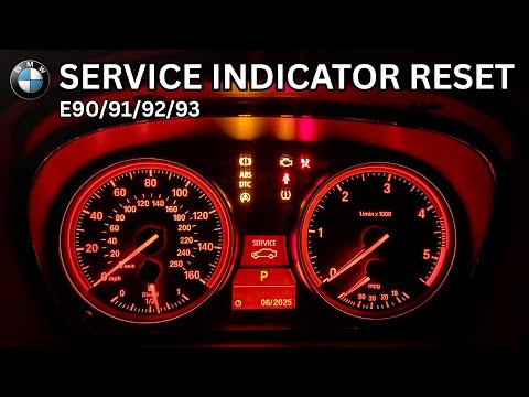 Service Indicator Light Reset - BMW E90 E91 E92 E93 3-Series