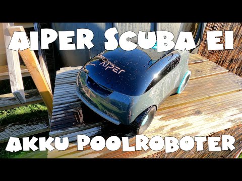 AIPER Scuba E1 Poolroboter mit Doppelfiltersystem