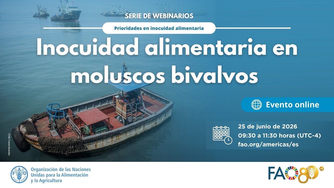 Webinar series on Priorities in Food Safety: Food Safety in Bivalve Molluscs