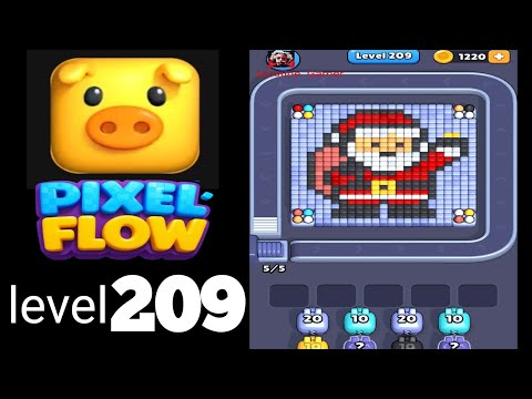 Pixel Flow Level 209 Walkthrough
