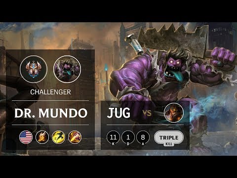 Dr. Mundo Jungle vs Jarvan IV - NA Challenger Patch 9.20