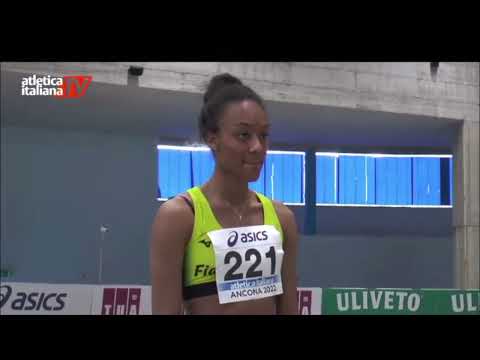 larissa iapichino i 6 salti dei  Campionati italiani juniores e promesse indoor 2022