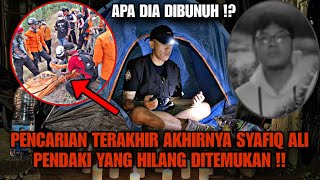 Download lagu CAMPING HORROR: SYAFIQ'S FIGURE IS FINALLY FOUND!! FINAL SEARCH ON THE MOUNT SLAMET TRAIL!! mp3