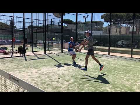 STAGE DE PADEL À BARCELONE pour Stéphane