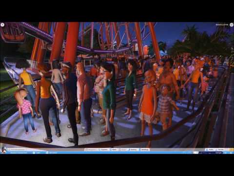 Planet Coaster Alpha 2, my art (gameplay, my new map)